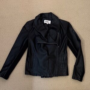 BB Dakota Midnight Black Leather Jacket